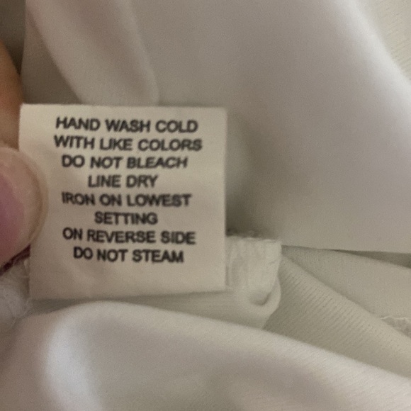 Notations White Lace Long Sleeve Crotchet Mini Dress - Picture 9 of 9